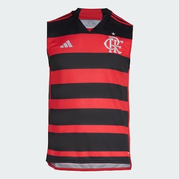 Camiseta Regata do Flamengo I 2024 adidas - Masculina