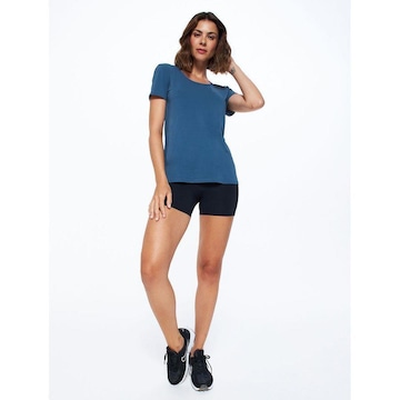 Camiseta com Detalhe Cruzado Bodyforsure Essentials - Feminina