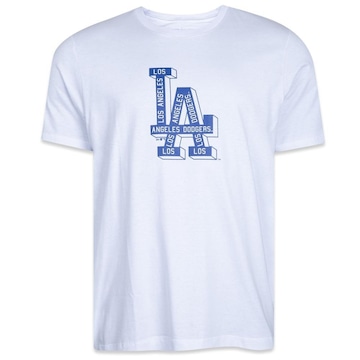 Camiseta New Era Regular Los Angeles Dodgers Core MLB - Masculina