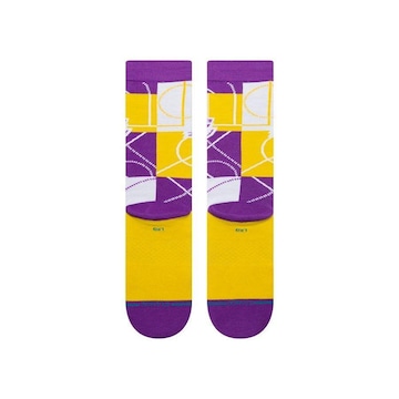 Meia Stance Zone Los Angeles Lakers - Unissex