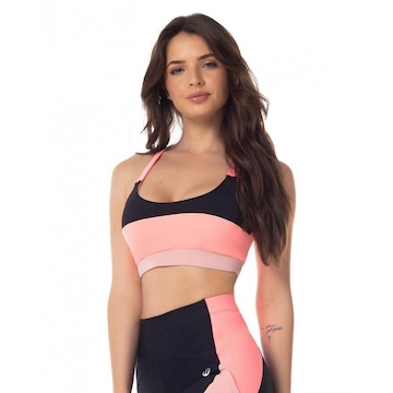 Top Fitness Vestem Jaspe Zig Zag - Feminino