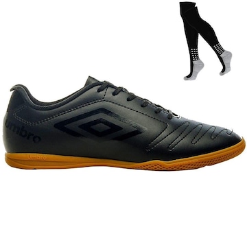 Chuteira Futsal Umbro Class + Meião - Adulto