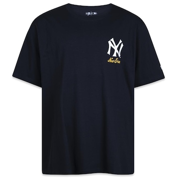 Camiseta New Era Plus Size Regular New York Yankees - Masculina