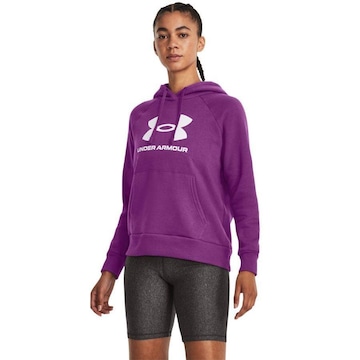 Blusão Fleece Under Armour Rival Big Logo - Feminino