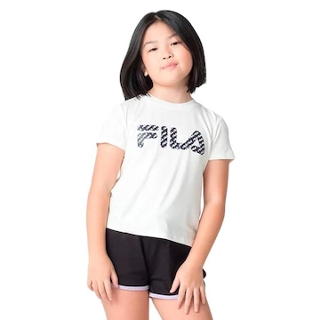 Camiseta Fila Letter Slim - Infantil