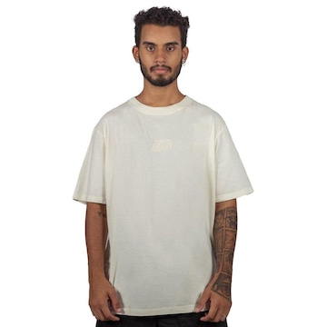 Camiseta Plano C Stone Bordado Surton Off White