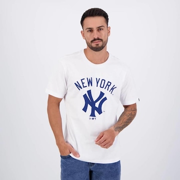 Camiseta New Era Mlb New York Yankees Core - Masculina