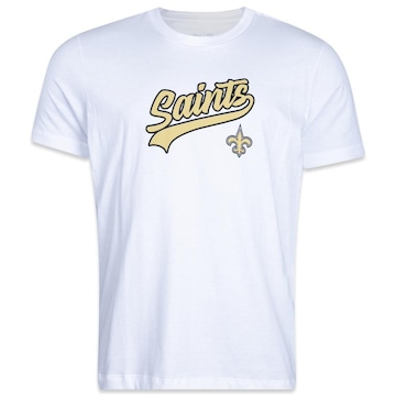 Camiseta New Era Regular New Orleans Saints Hiphop - Masculina