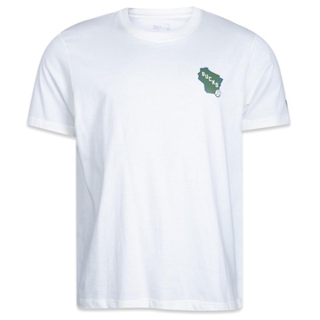 Camiseta New Era linoRegular Milwaukee Bucks Core Nba - Masculino