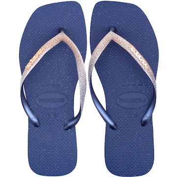 Chinelo Havaianas Slim Square Glitter - Feminino