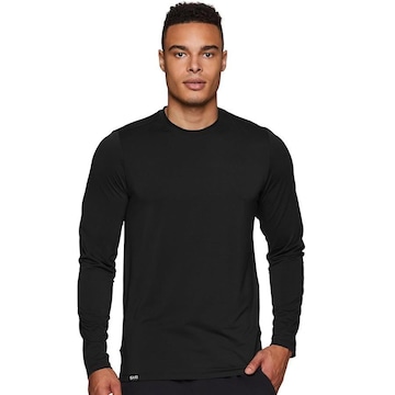 Camiseta Slim Fitness Manga Longa UV Proteção Solar Fator 50 Tecido Gelado - Masculina