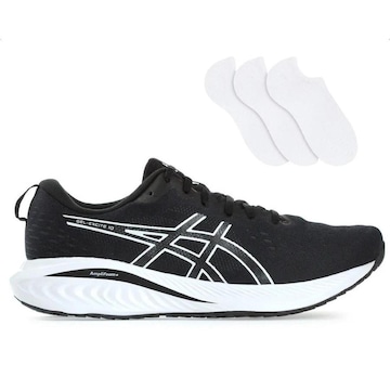 Kit Tênis Asics Gel-Excite 10 + 3 Pares De Meias - Masculino