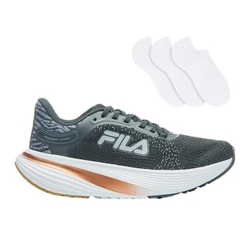 Kit Tênis Fila Racer Nairobi + 3 Pares de Meias - Feminino