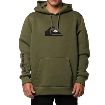 Blusão de Moletom com Capuz Quiksilver Canguru Comp Logo - Masculino