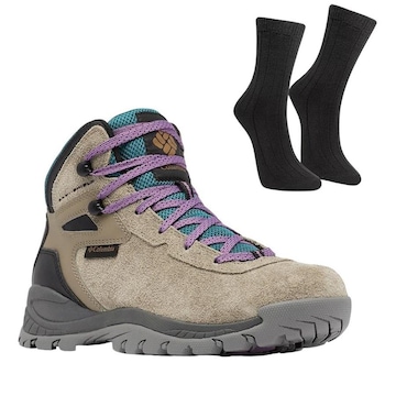 Bota Columbia Newton Ridge + Par de Meia - Feminina