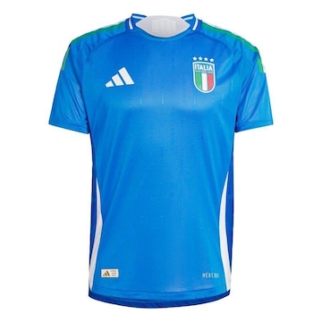 Camisa 1 da Itália 2024 Authentic adidas - Masculina