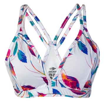 Top Mormaii Nadador Playa Beach Sports Estampado Uv50+ - Feminino