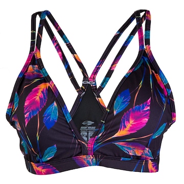 Top Mormaii Nadador Playa Beach Sports Estampado Uv50+ - Feminino