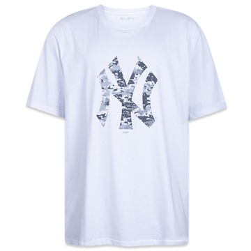 Camiseta New Era Plus Size Regular New York Yankees - Masculina