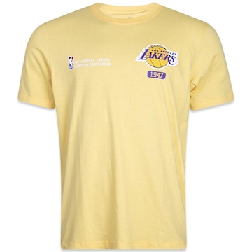 Camiseta New Era Regular Los Angeles Lakers Hiphop - Masculina