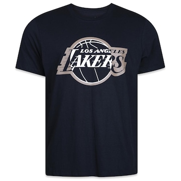 Camiseta New Era Regular Los Angeles Lakers Core Nba - Masculina