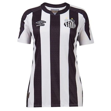 Camisa do Santos II Listrada 2022 Umbro - Feminina