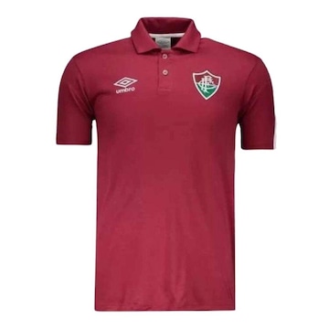 Camisa Polo Fluminense Grená Viagem Umbro 2022