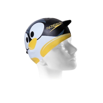 Touca de Natação Infantil em Silicone Pinguim Speedo