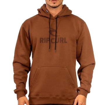 Blusão de Moletom com Capuz Rip Curl Canguru Sphere Icon Logo Wt24 Cocoa - Masculino