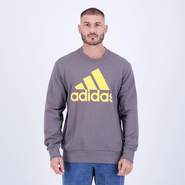 Blusão de Moletom sem Capuz adidas Big Logo - Masculino