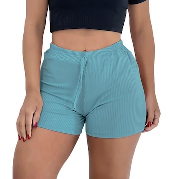 Shorts Pmc Canelado - Feminino