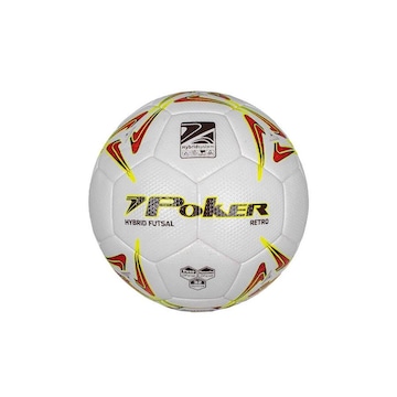 Bola de Futsal Poker Pro 32 Gomos Hybrid Retro