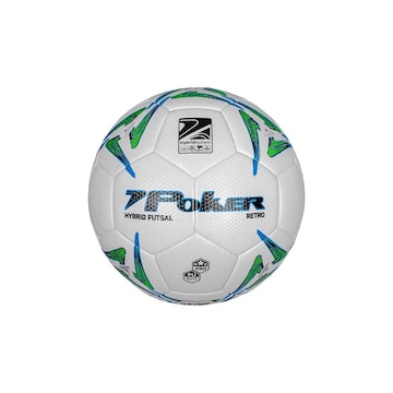 Bola de Futsal Poker Pro 32 Gomos Hybrid Retro