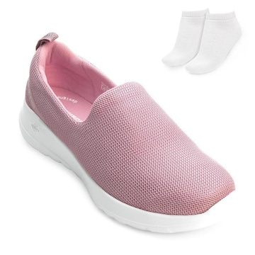 Tênis Skechers Go Walk Joy + Par de Meias Sk23-89625 - Feminino