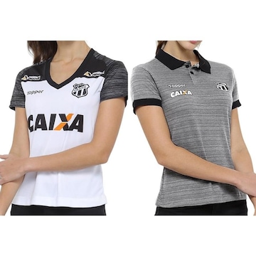 Kit de Camisas do Ceará 2018 Topper - Feminina - 2 unidades