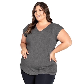 Camiseta Trinys Fluidity Essential Plus Size - Feminina