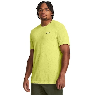 Camiseta de Treino Masculina Under Armour Seamless Grid