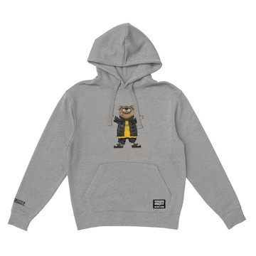 Blusão de Moletom com Capuz Grizzly My Paraskate Bear Hoodie - Masculino