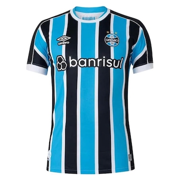 Camisa Masculina Umbro Grêmio 2023 Home Oficial N°10