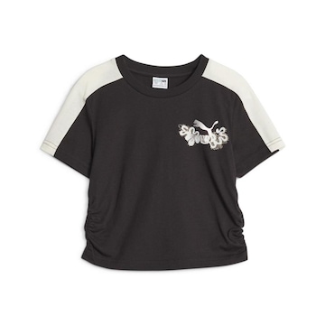 Camiseta Puma T7 Flwr - Infantil