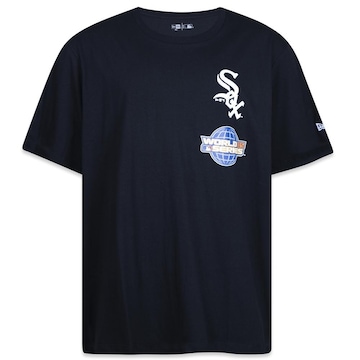 Camiseta New Era Plus Size Regular Chicago White Sox - Masculina