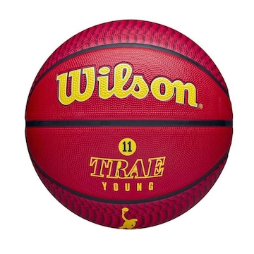 Bola de Basquete Wilson Nba Trae Young Atlanta Hawks Outdoor