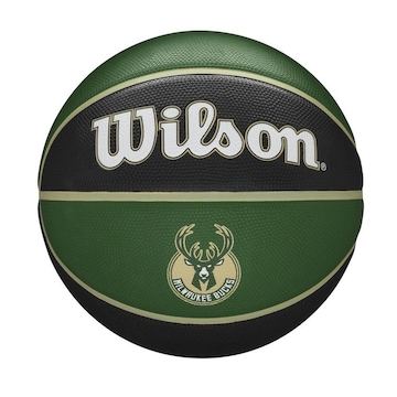 Bola de Basquete Nba Wilson Tribute #7 - Milwaukee Bucks Unissex Wilson