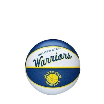 Mini Bola de Basquete Wilson Nba Retro Warriors