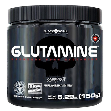 Glutamina - 150G - Black Skull