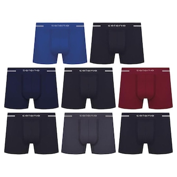 Kit Cueca Selene Boxer sem Costura - 8 Unidades - Masculino