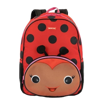 Mochila Sestini Escolar Kids Joaninha Média