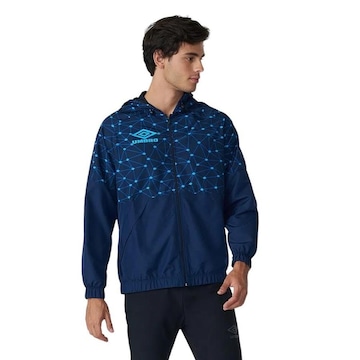 Jaqueta Corta Vento com Capuz Umbro Connection - Masculina