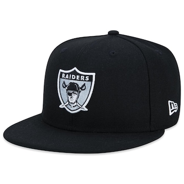 Bone New Era 59Fifty Las Vegas Raiders Logo History Masculino Nfi24Bon039