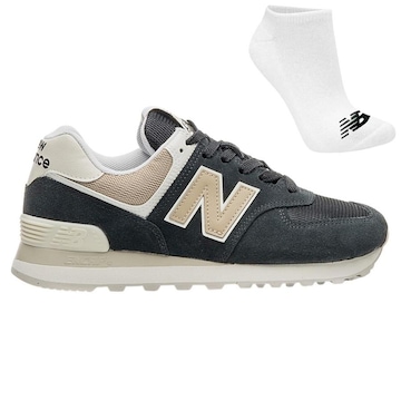 Kit Tênis New Balance 574 V2 + Meia - Feminino